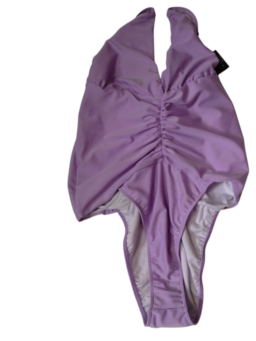 Rebdolls One Piece Kailani Ruched Swimsuit Lilac Size 1X Beach Vacation Resort